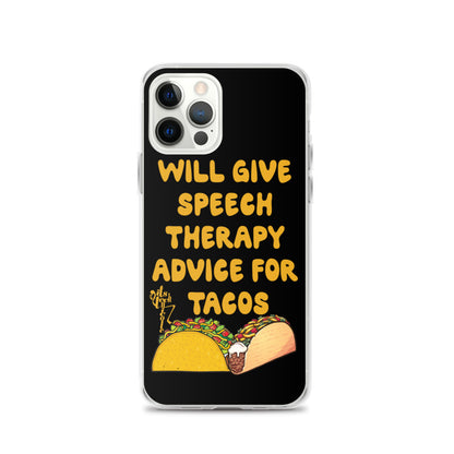 Speech Therapy for Tacos iPhone Case