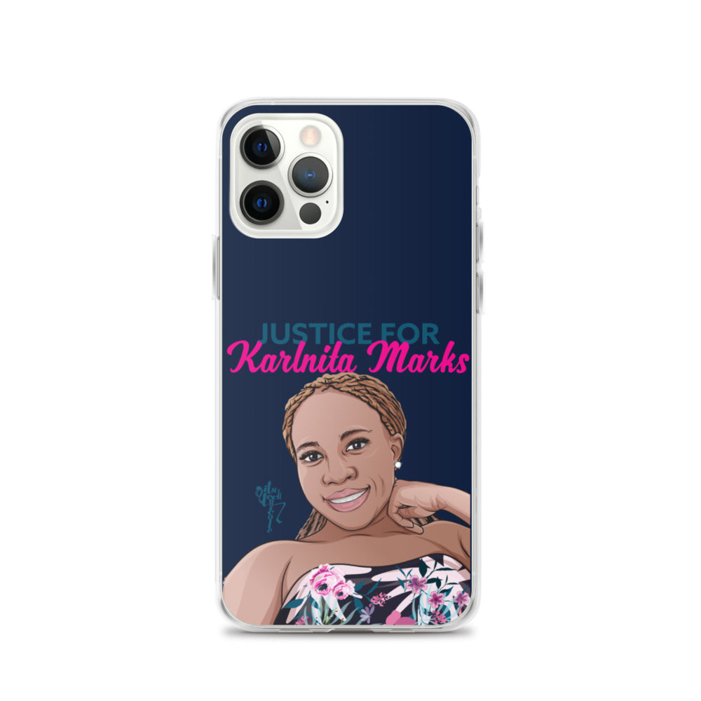 Justice for Karlnita Marks Series 2 iPhone Case