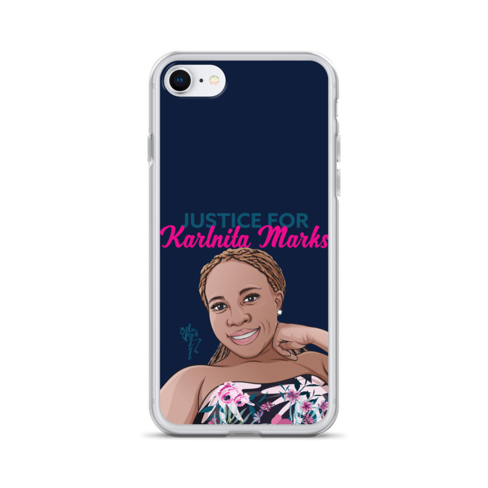 Justice for Karlnita Marks Series 2 iPhone Case