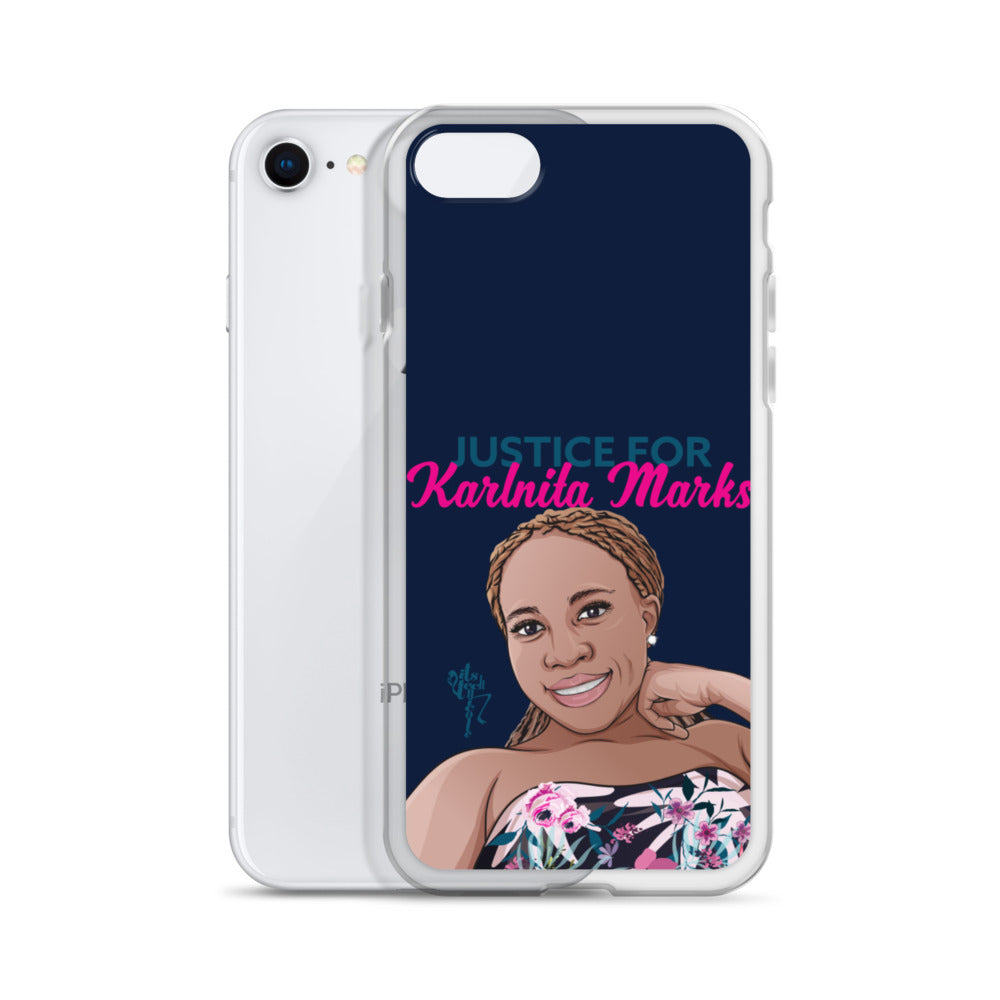 Justice for Karlnita Marks Series 2 iPhone Case
