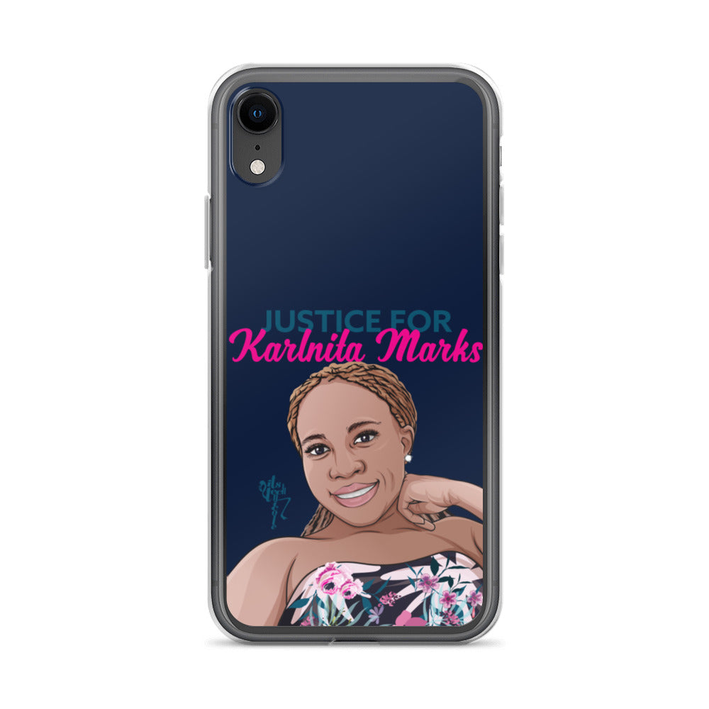 Justice for Karlnita Marks Series 2 iPhone Case