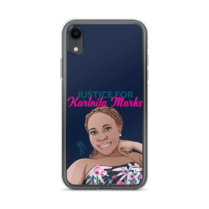 Justice for Karlnita Marks Series 2 iPhone Case