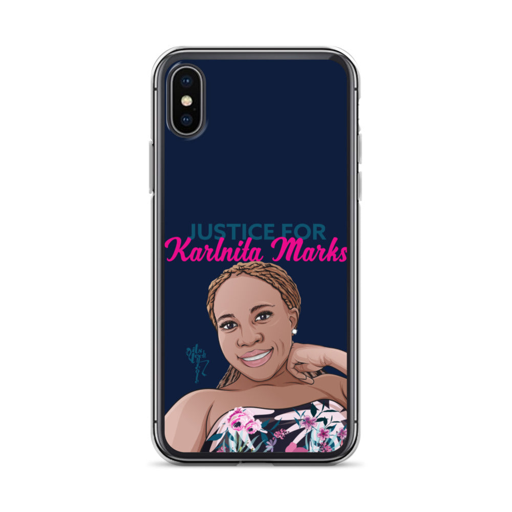 Justice for Karlnita Marks Series 2 iPhone Case