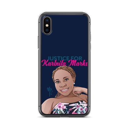 Justice for Karlnita Marks Series 2 iPhone Case