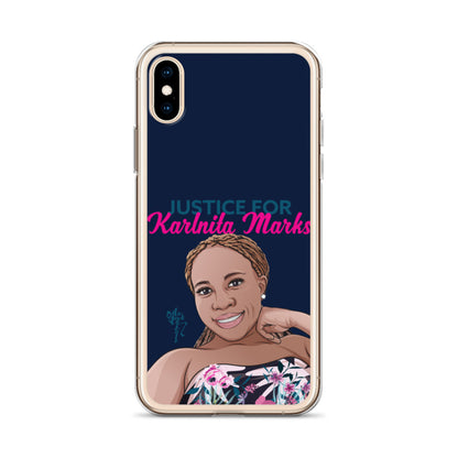 Justice for Karlnita Marks Series 2 iPhone Case