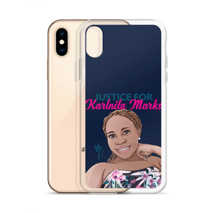 Justice for Karlnita Marks Series 2 iPhone Case