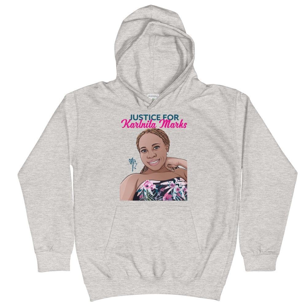 Justice for Karlnita Marks Series 2 Kids Hoodie