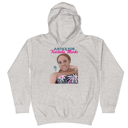 Justice for Karlnita Marks Series 2 Kids Hoodie