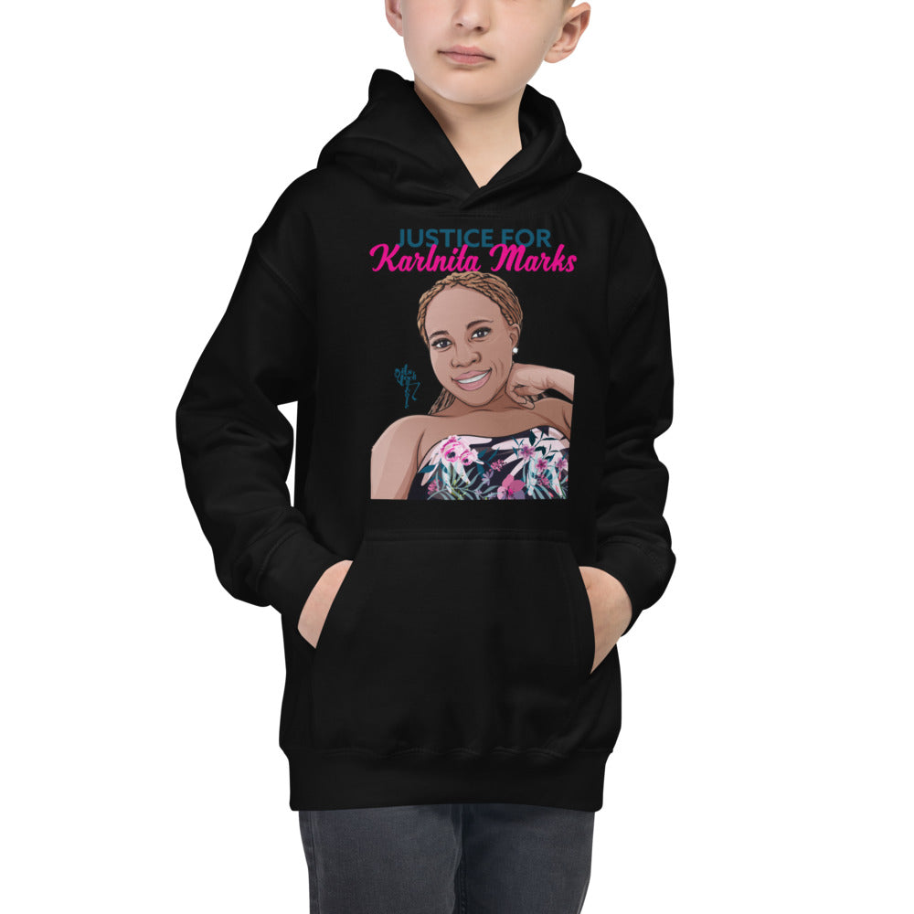 Justice for Karlnita Marks Series 2 Kids Hoodie