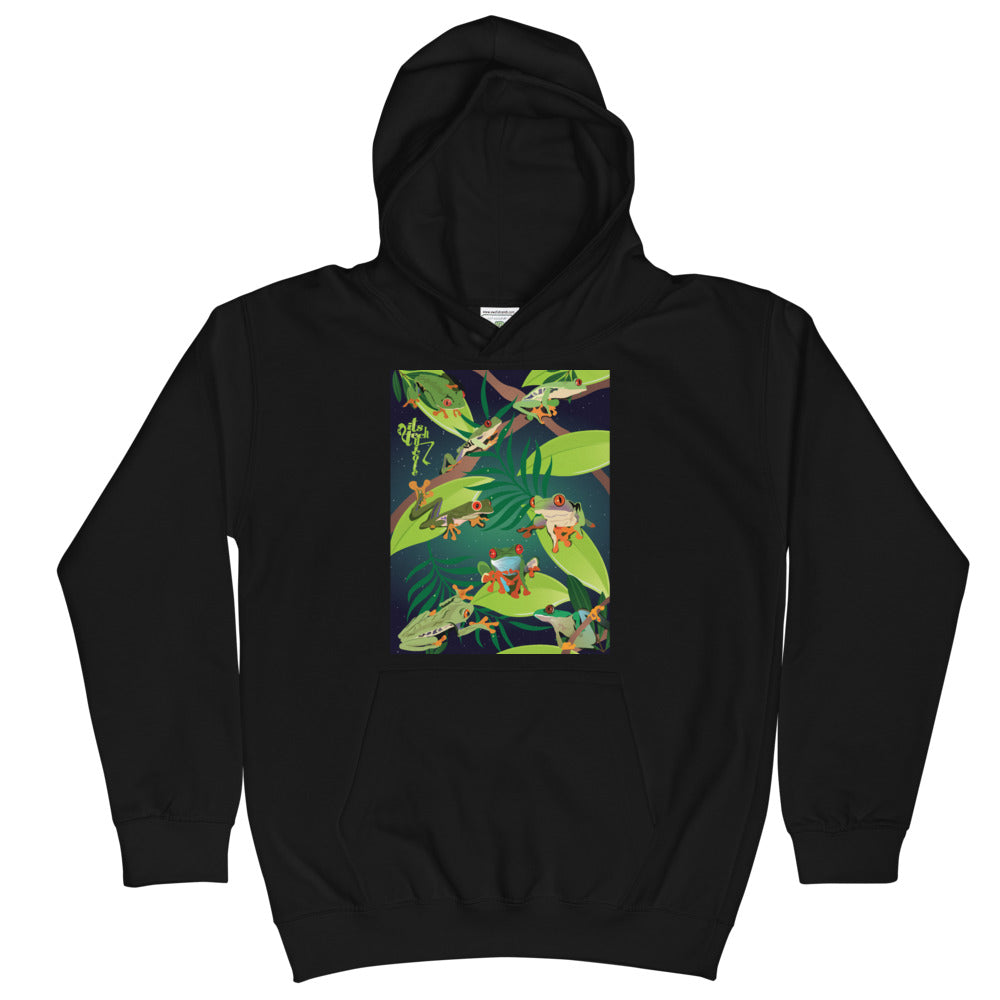 Red-Eyed Tree Frog, Series 8 Kids Hoodie