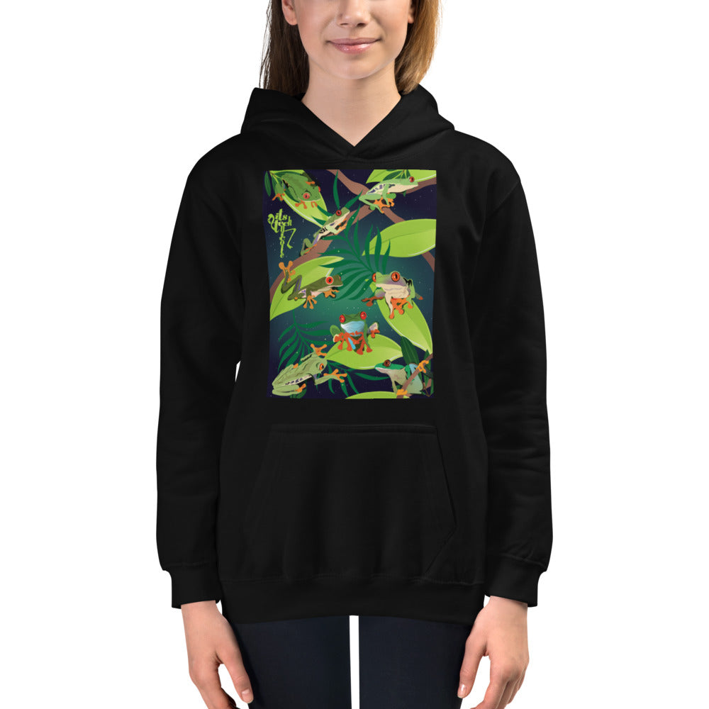 Red-Eyed Tree Frog, Series 8 Kids Hoodie
