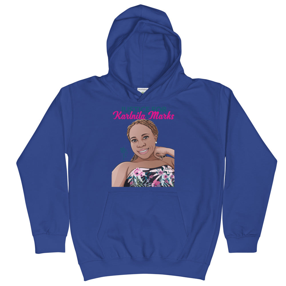 Justice for Karlnita Marks Series 2 Kids Hoodie