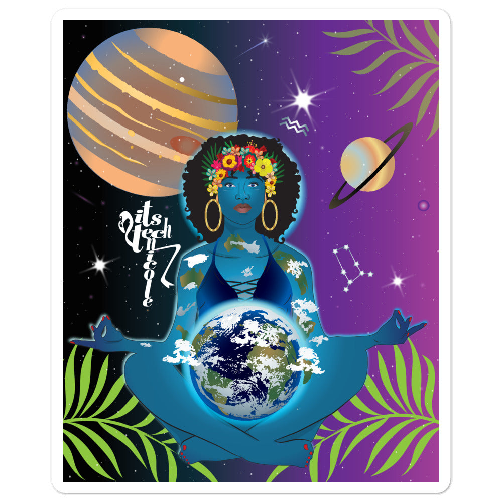 Mother Earth Bubble-free stickers