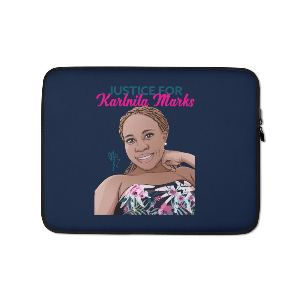 Justice for Karlnita Marks Series 2 Laptop Sleeve