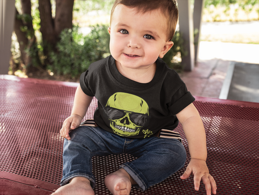 95 Skull Toddler Short Sleeve Tee