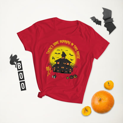 There's Some Horrors in this House....Women's short sleeve t-shirt
