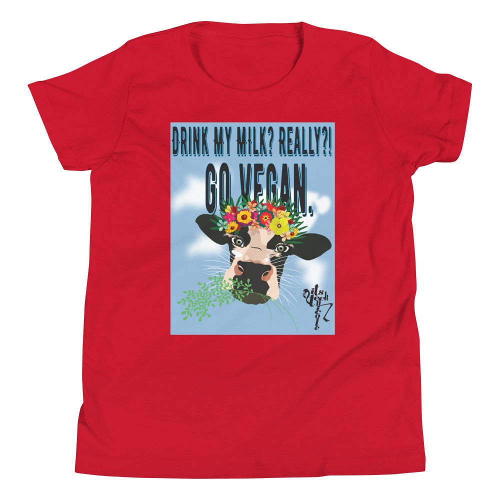 Go Vegan Youth Short Sleeve T-Shirt
