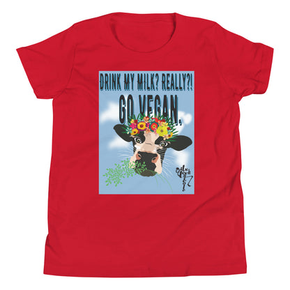 Go Vegan Youth Short Sleeve T-Shirt