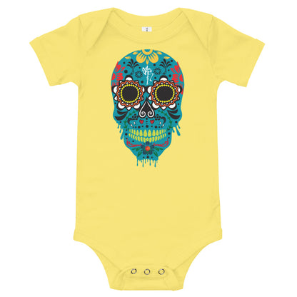 Dia de los Muertos Azul Onesie