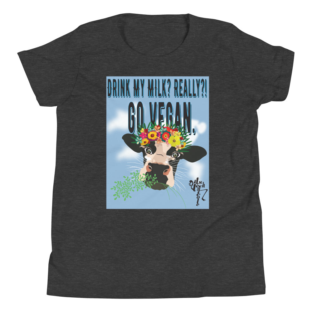 Go Vegan Youth Short Sleeve T-Shirt