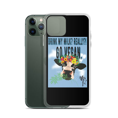 Go Vegan iPhone Case