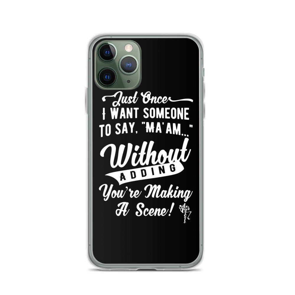 Making a Scene iPhone Case