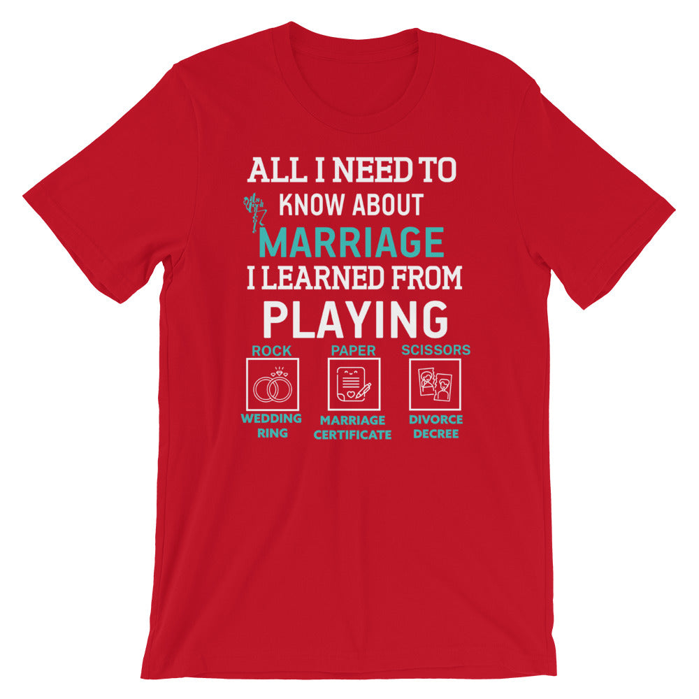 Rock, Paper, Scissors Short-Sleeve Unisex T-Shirt