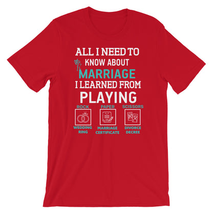 Rock, Paper, Scissors Short-Sleeve Unisex T-Shirt
