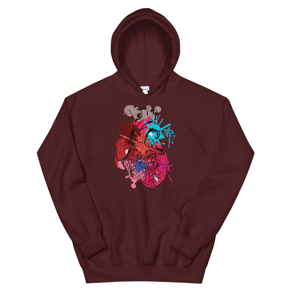 Art Heart Series: 1 Unisex Hoodie