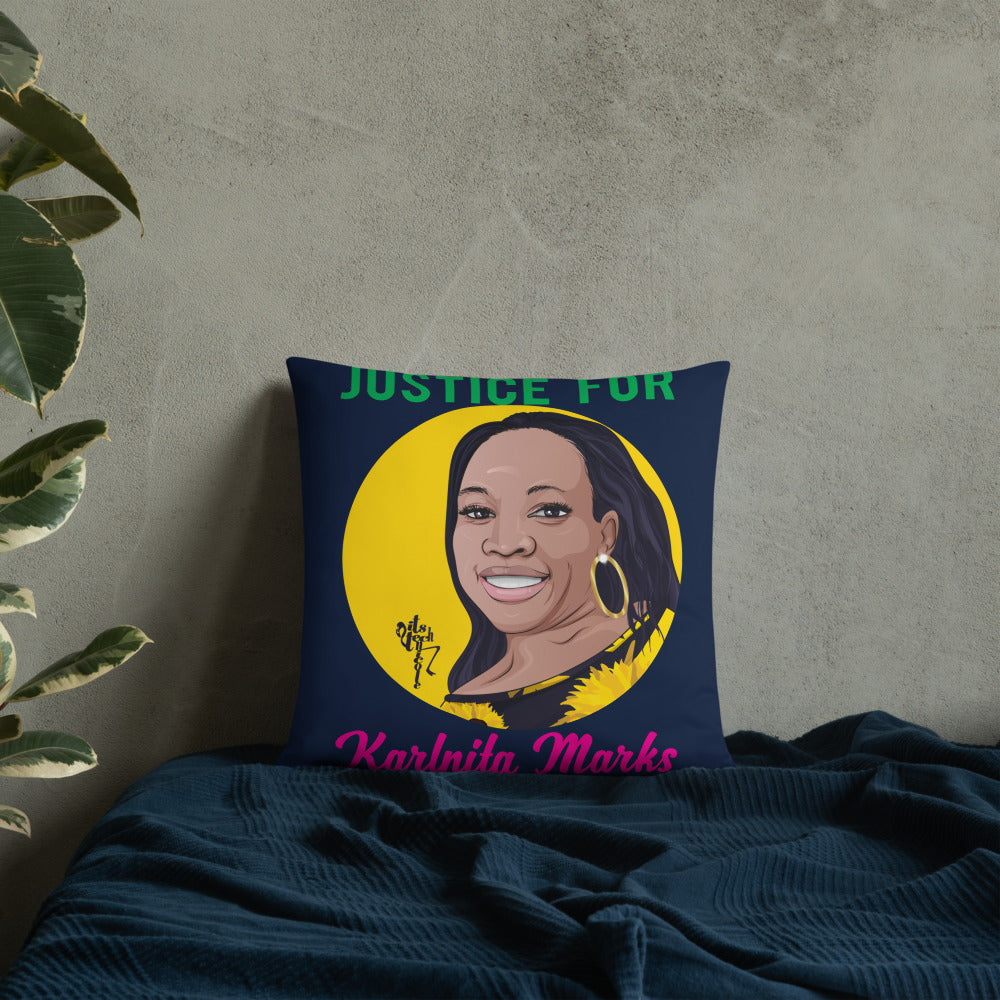 Justice for Karlnita Marks Pillow