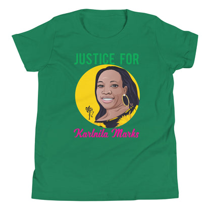 Justice for Karlnita Marks Youth Short Sleeve T-Shirt