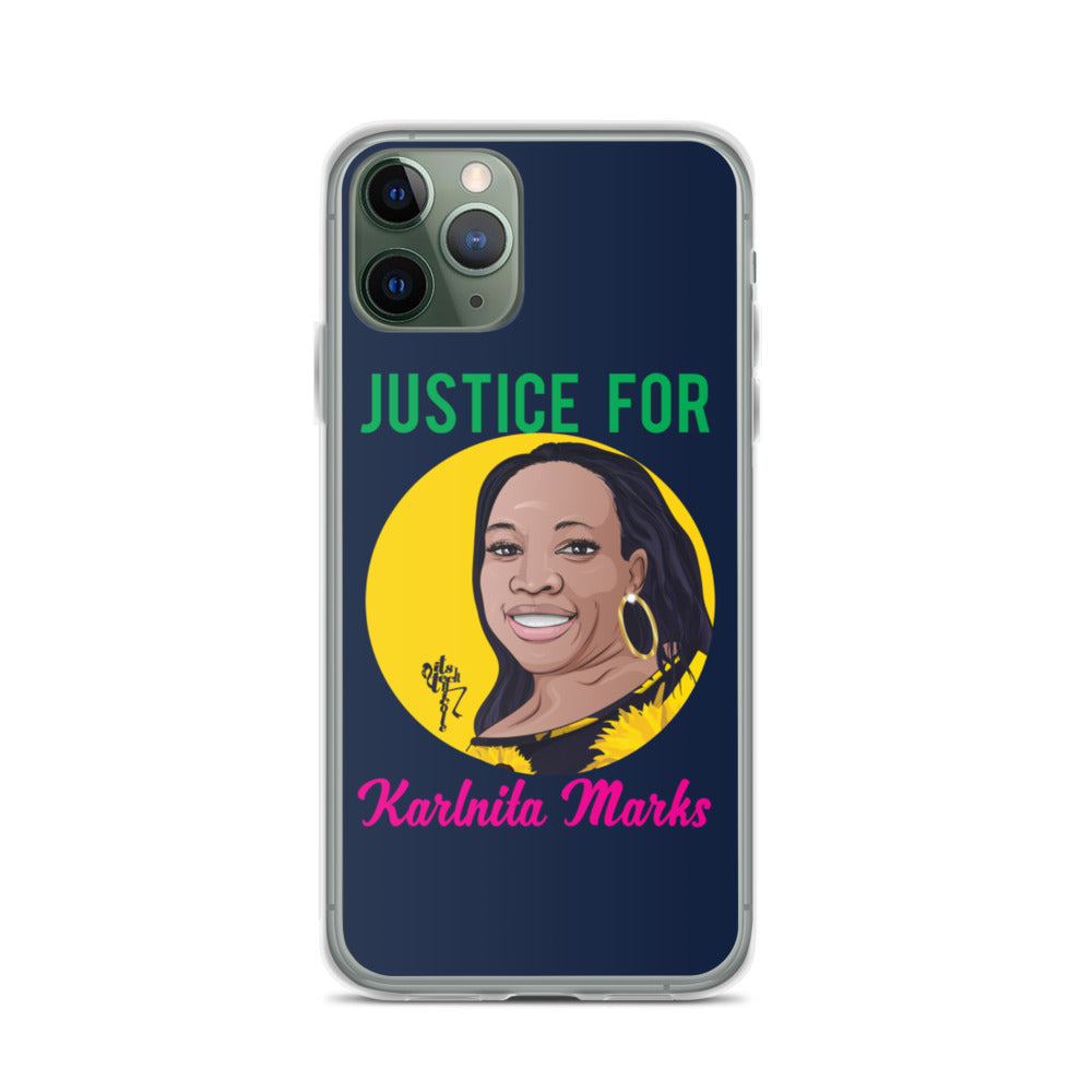 Justice for Karlnita Marks iPhone Case