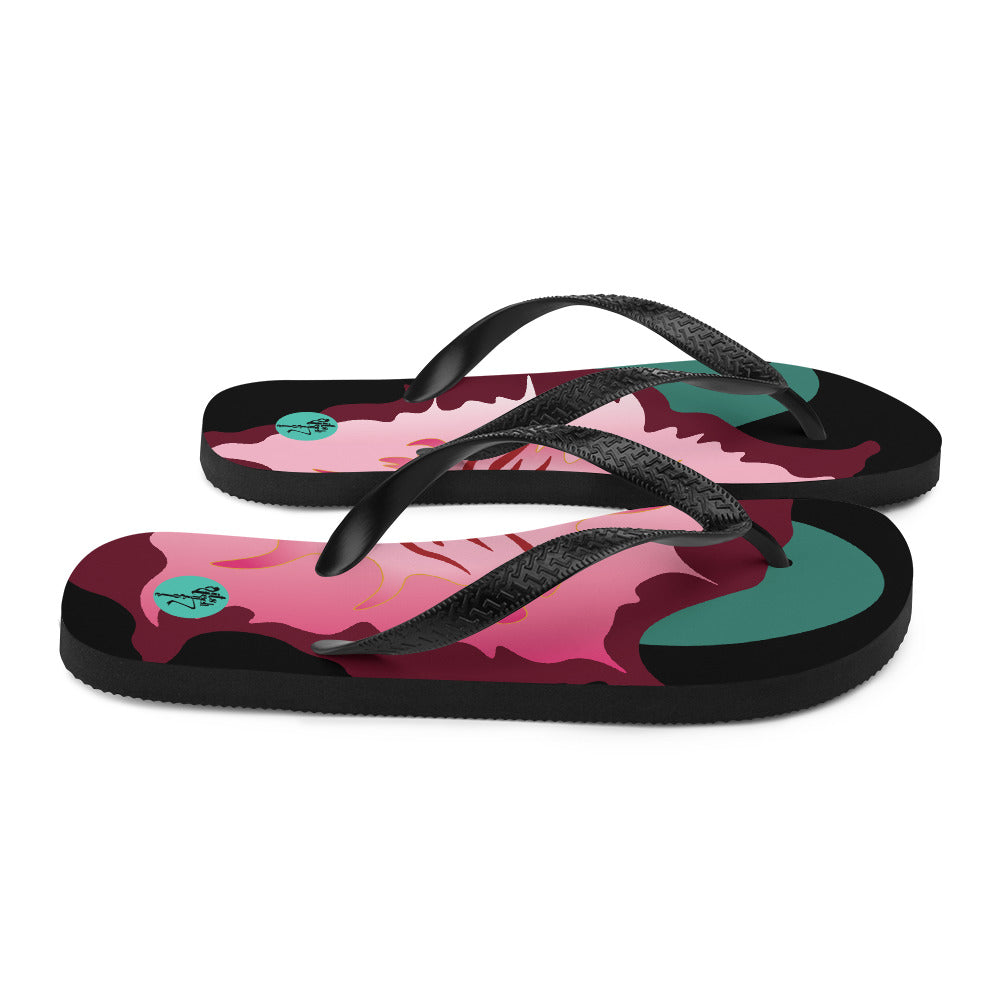 Floral Flip-Flops
