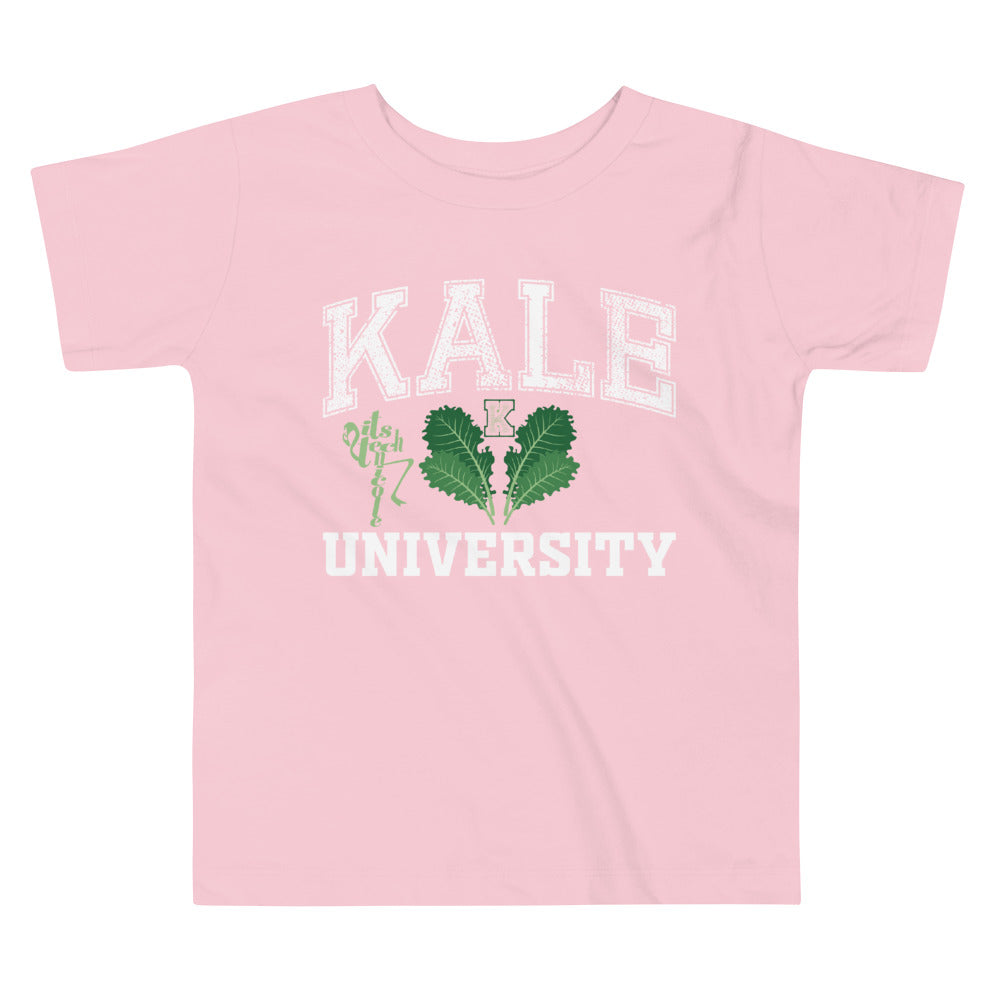 Kale University Toddler Short Sleeve Tee