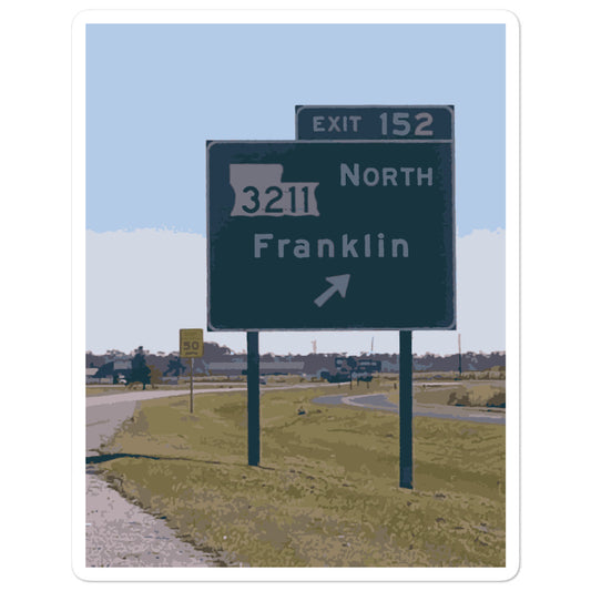 Franklin, LA Bubble-free stickers