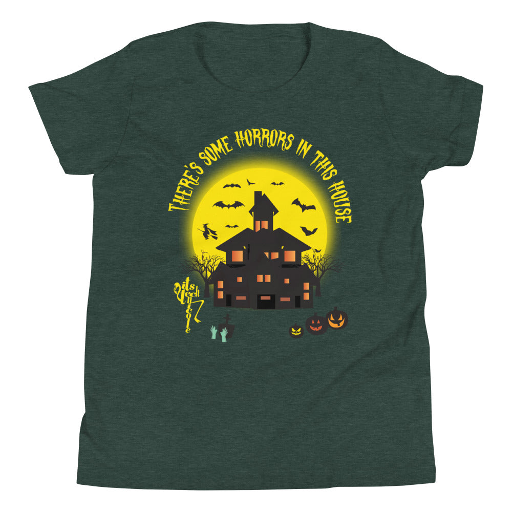 There's Some Horrors in this House....Youth Short Sleeve T-Shirt