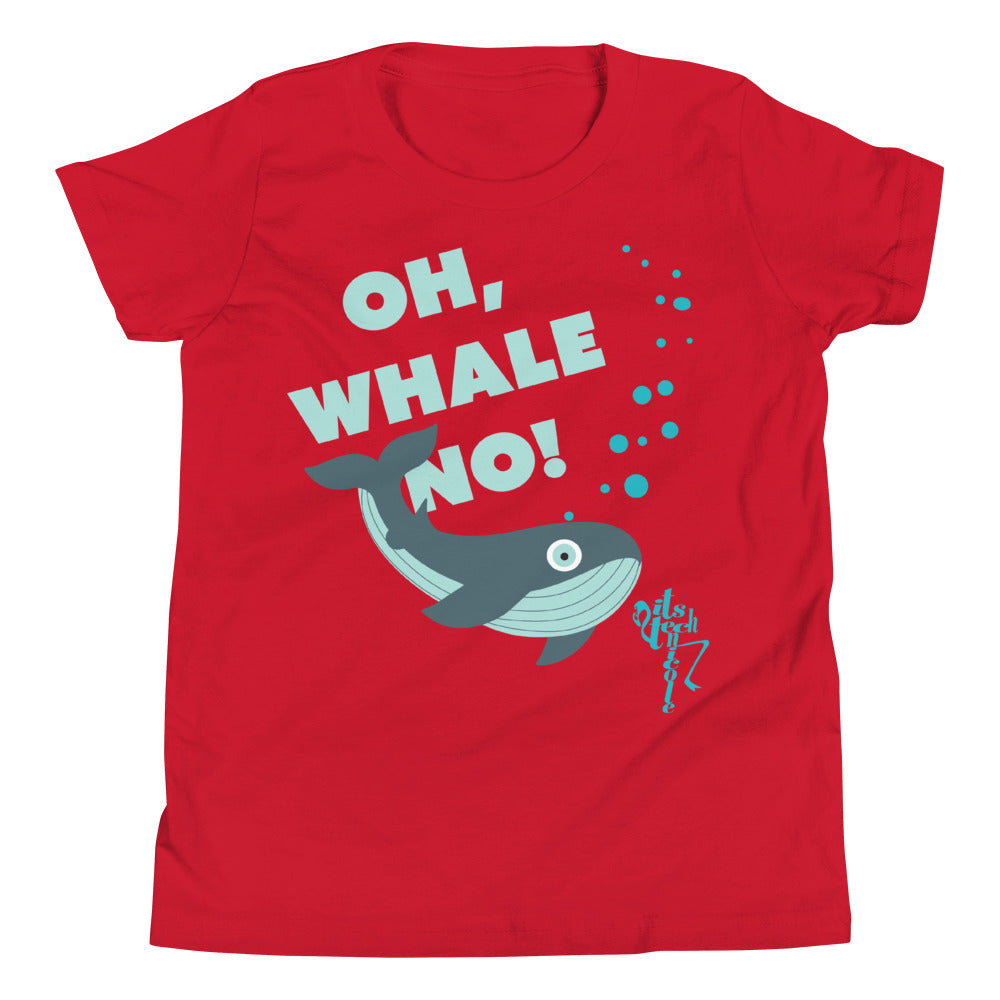 Oh, Whale No! Youth Short Sleeve T-Shirt