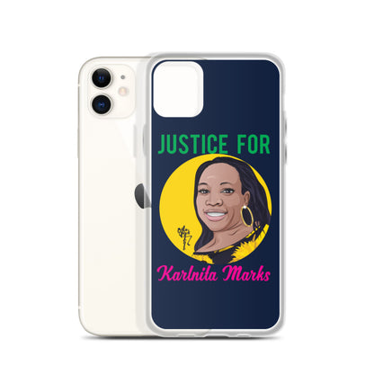 Justice for Karlnita Marks iPhone Case