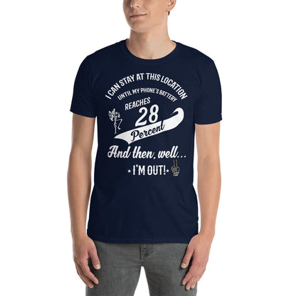 28% Battery Short-Sleeve Unisex T-Shirt