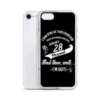 28% Battery iPhone Case