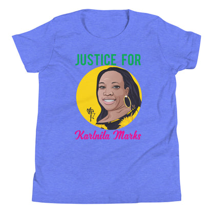Justice for Karlnita Marks Youth Short Sleeve T-Shirt