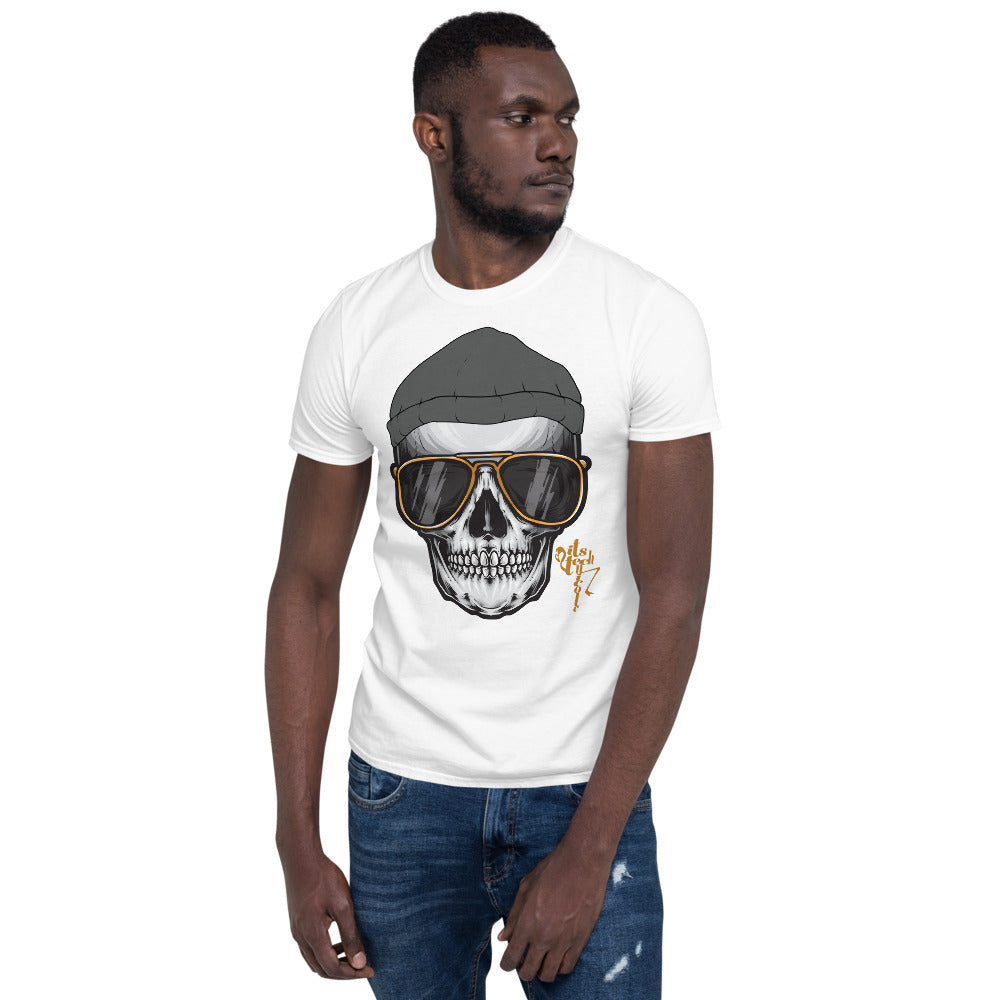 Skull and Beanie Short-Sleeve T-Shirt