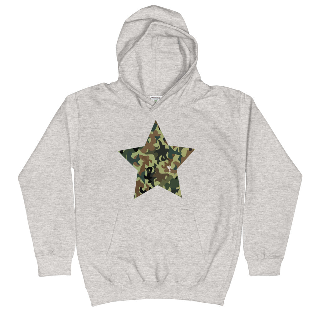 Star Camouflage Kids Hoodie