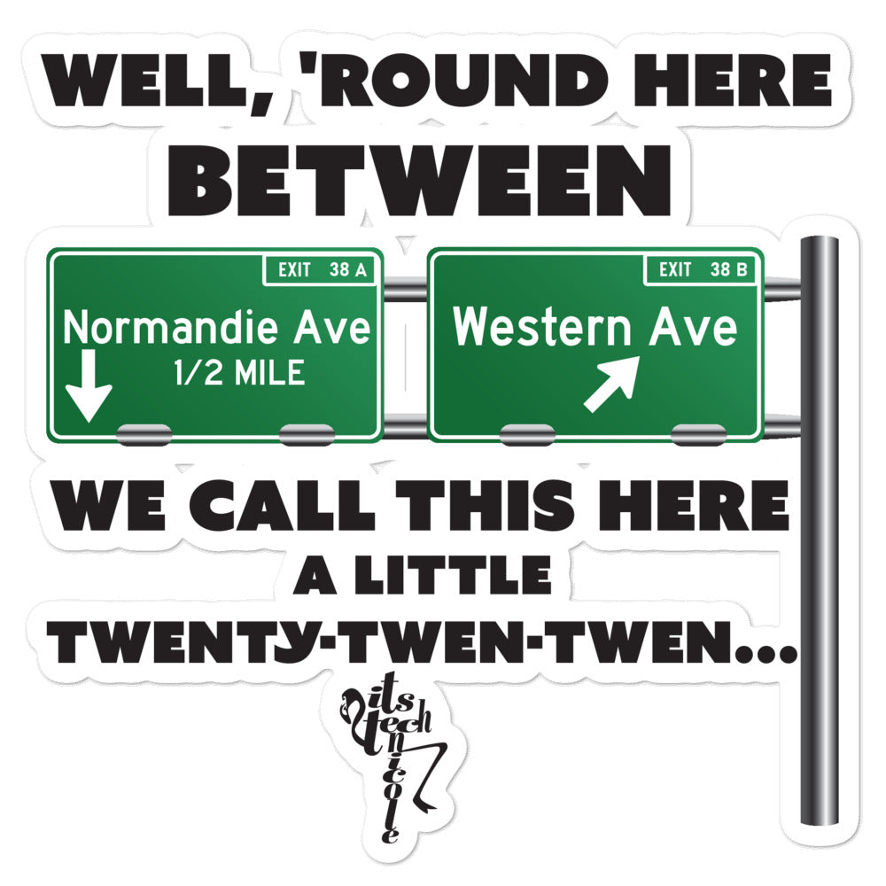 Nornandie and Western Bubble-free stickers