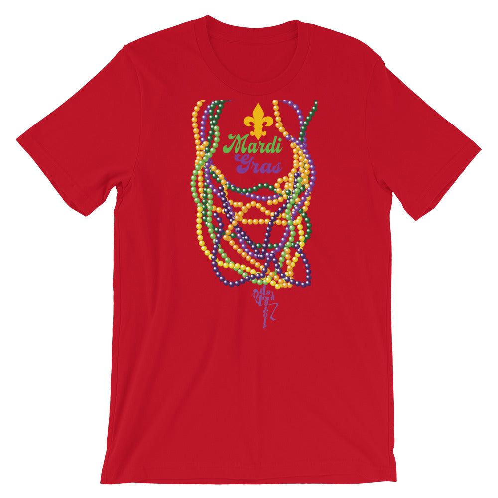 Mardi Gras Beads (Dark) T-Shirt