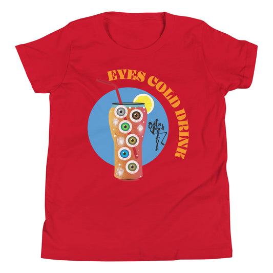 Eyes Cold Drink...Youth Short Sleeve T-Shirt