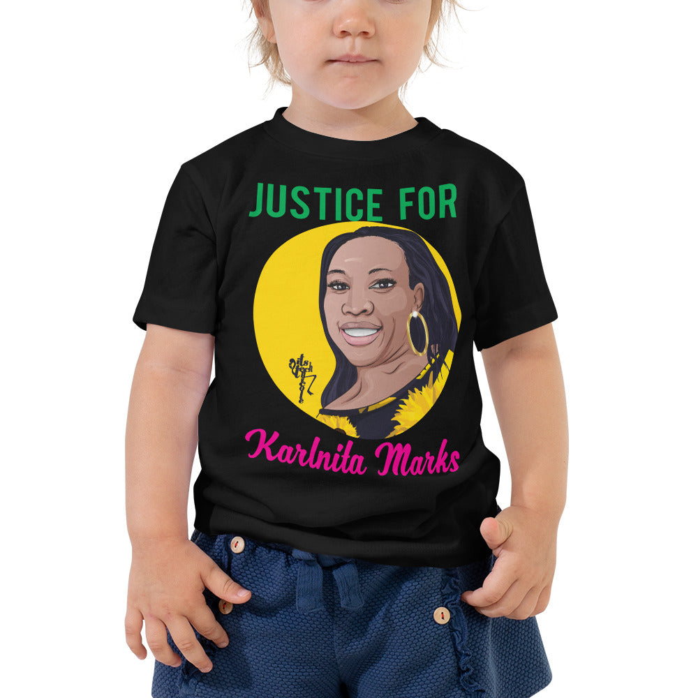 Justice for Karlnita Marks Toddler Short Sleeve Tee