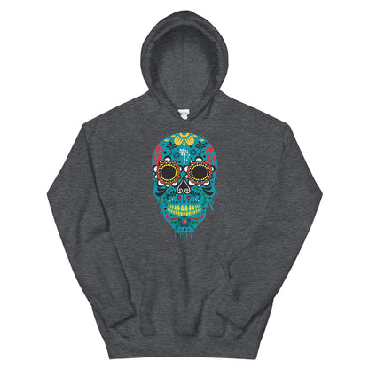 Dia de los Muertos Azul Unisex Hoodie