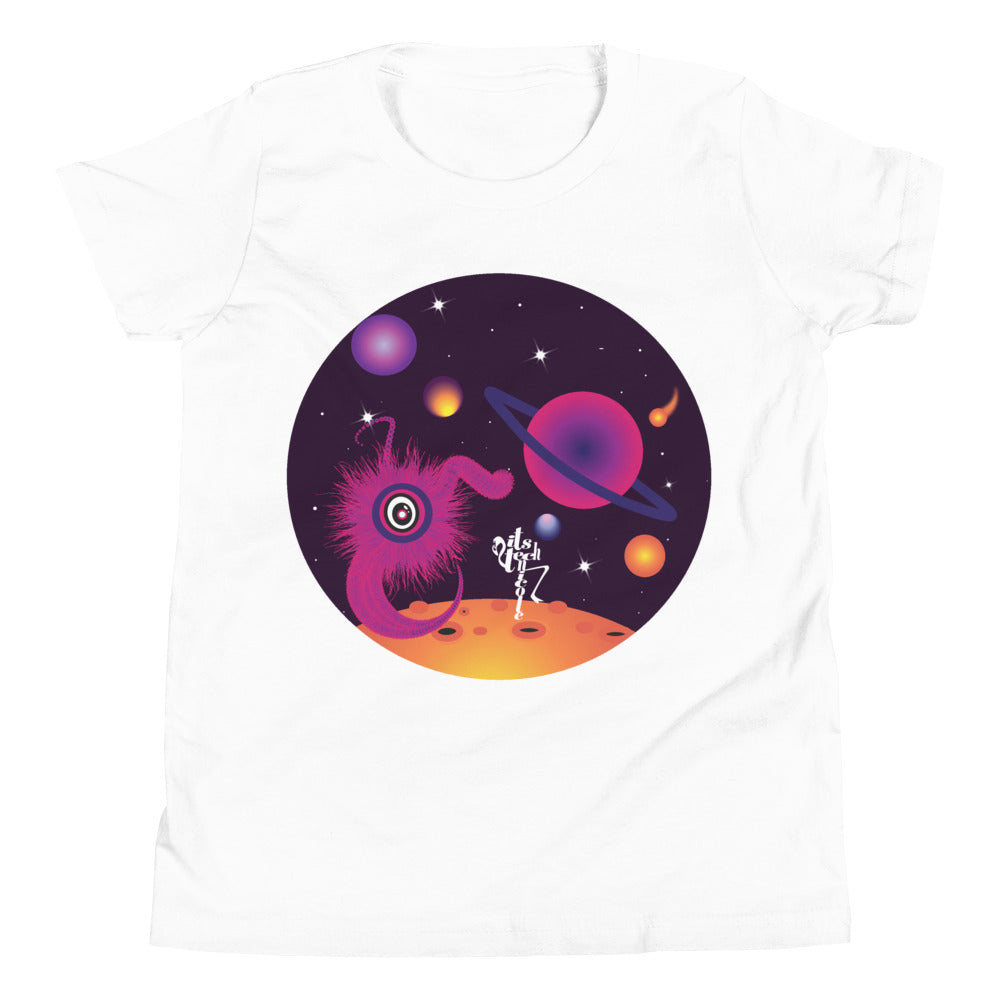 Technicole-ly In Space Youth Short Sleeve T-Shirt