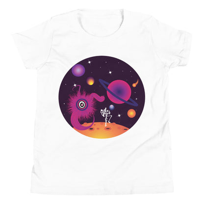 Technicole-ly In Space Youth Short Sleeve T-Shirt